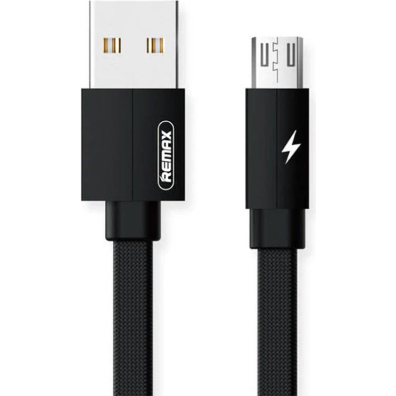 Remax Cable USB Micro Remax Kerolla, 1m (black)