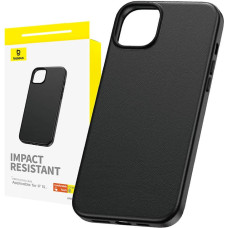 Baseus Phone Case for iPhone 15 Baseus Fauxther Series (Black)