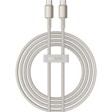 Baseus Cable USB-C do USB-C Baseus Tungsten Gold, 100W, 2m (złoty)