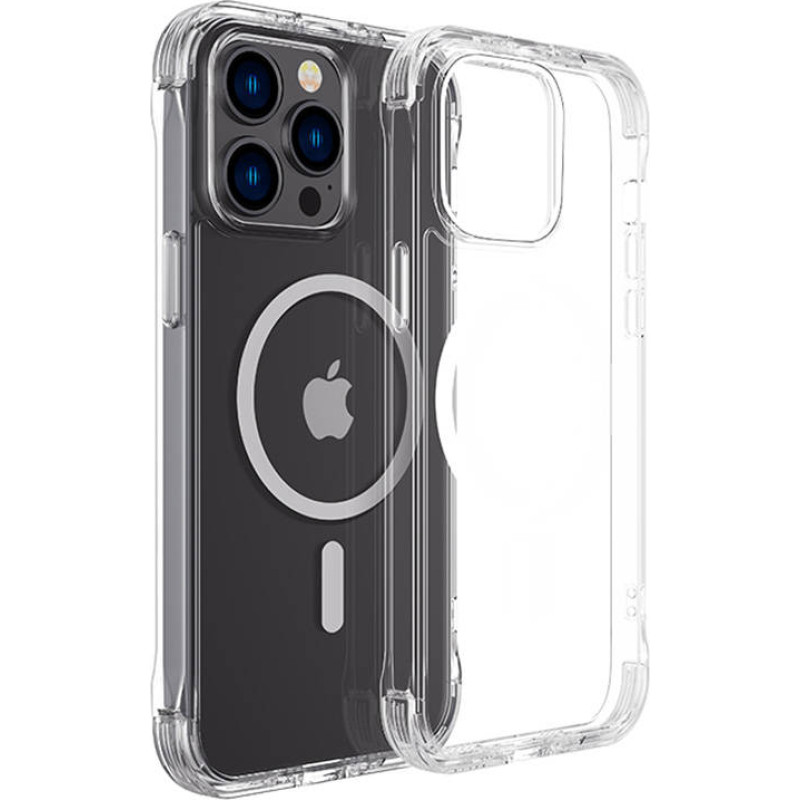 Joyroom JR-14H7 transparent magnetic case for iPhone 14 Plus, 10 + 4 pcs FOR FREE