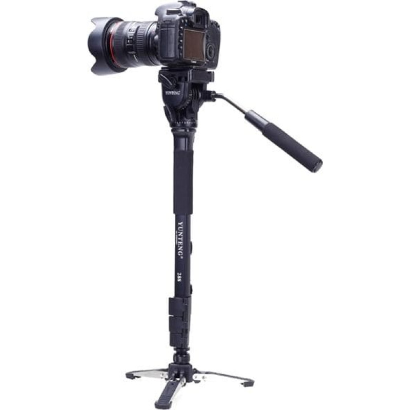 Yunteng Monopod 2in1 With Foot and Oil Head / Video / Gopro Hero 7