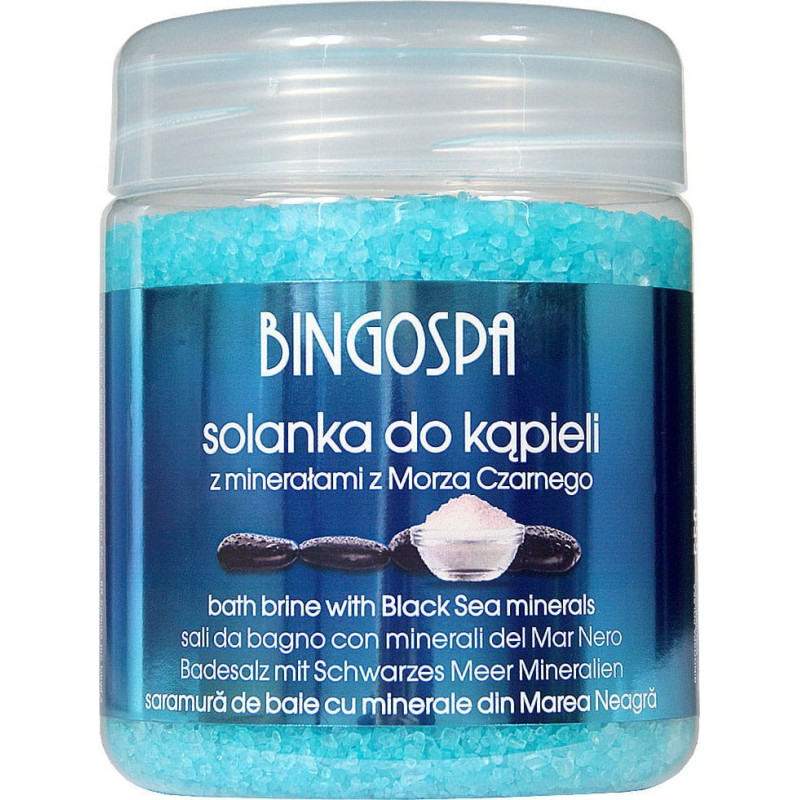 Bingospa Solanka z minerałami z Morza Czarnego do kąpieli SPA 550g