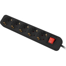 Lanberg Power strip Lanberg PS1-05F 5 sockets 1.5 m black (PS1-05F-0150-BK)
