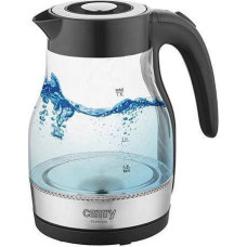 Camry | Kettle | CR 1300 | Electric | 2200 W | 1.7 L | Glass | 360° rotational base | Black