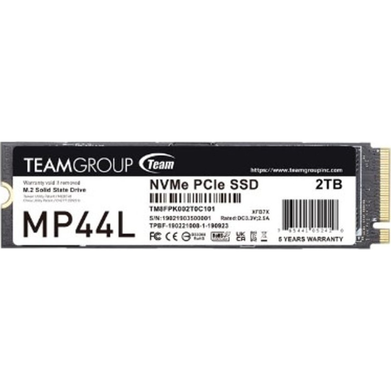 Teamgroup SSD TeamGroup MP44L 2TB M.2 2280 PCI-E x4 Gen4 NVMe (TM8FPK002T0C101)