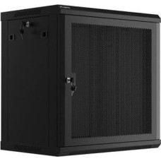 Lanberg Closet Lanberg Hanging cabinet 19 inches 12U 600x450 perforated door (flat pack) black