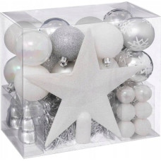 Atmosphera Zestaw ozdób świątecznych w różnych kolorach, 44 elementy