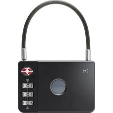Mili kł&oacute;dka TSA czarna z lokalizatorem MiLock
