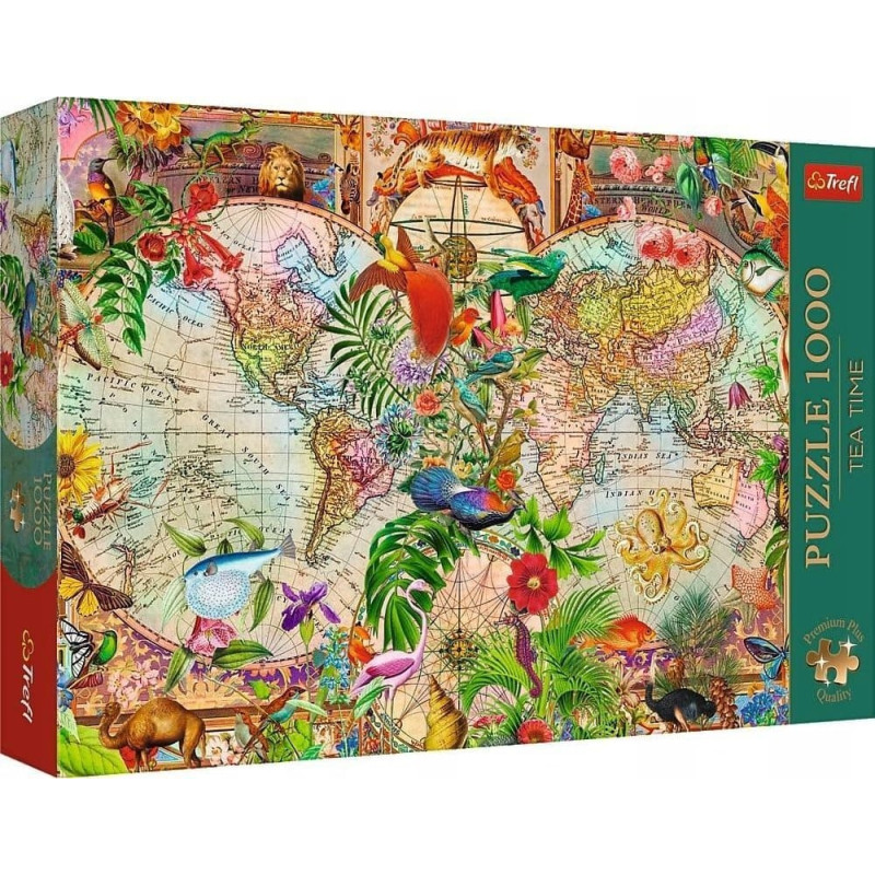 Trefl PUZZLE 1000 PremPlus TeaTime Antyczna mapa...12077