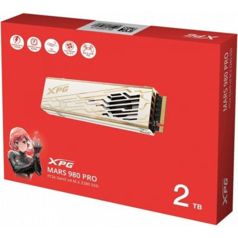 Adata MARS 980 PRO 2.0TB, SSD PCIe Gen5 x4, NVMe, M.2 2280