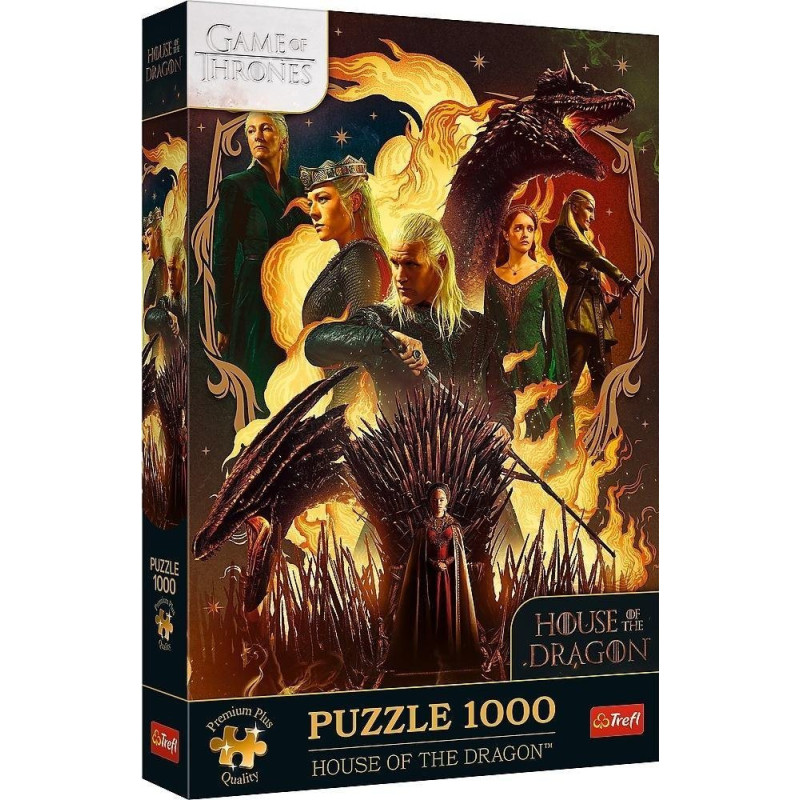 Trefl Puzzle Premium Plus Quality Gra o tron - Ród Smoka 1000 elementów (12068)