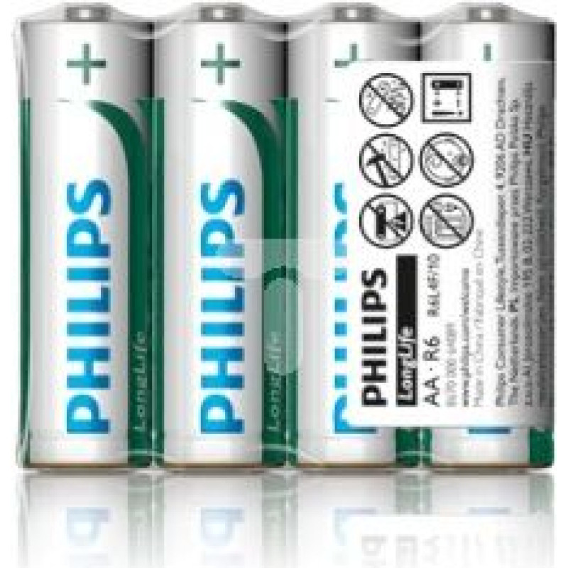 Philips LongLife battery AA / R6 4 pcs.