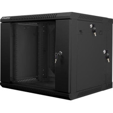 Lanberg | Rack cabinet 19" double-section wall-mount 9U/600x600 (flat pack) | WF02-6609-10B | Black