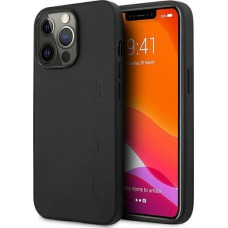 Mercedes-Benz Mercedes AMG Petronas F1 Team Etui AMG for iPhone 14 Pro Max 6.7" black/black hardcase Leather Hot Stamped