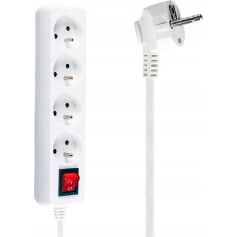 Libox Power strip Libox 4 sockets 1.5 m white (LB0083-1,5)