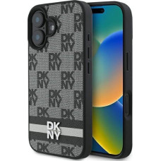 Dkny DKNY DKHCP16SPCPTSSK iPhone 16 6.1" 6.1" czarny/black hardcase Checkered Pattern & Printed Stripes
