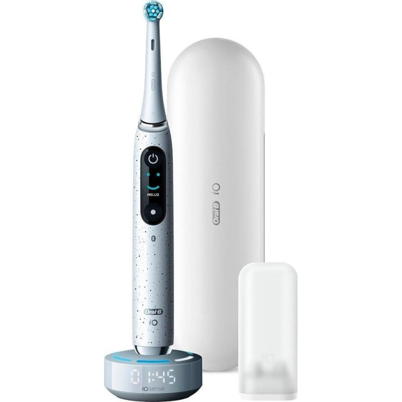 Oral-B | Electric Toothbrush | iO10 Series | Rechargeable | For adults | Number of brush heads included 1 | Number of teeth brushing modes 7 | Stardust White