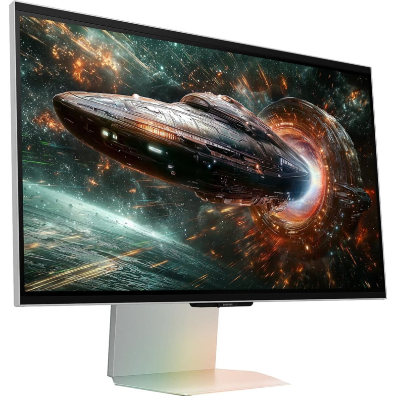 Samsung Odyssey 3D S27FG904XU, gaming monitor - 27 - silver, UltraHD/4K, IPS, FreeSync Premium, G-Sync comp., 3D, Edge Lighting, 165Hz panel