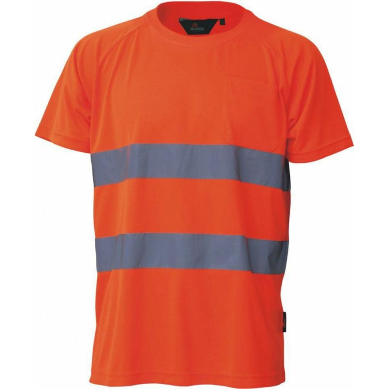 Beta T-SHIRT OSTRZEGAWCZY POMARAŃCZOWY  M