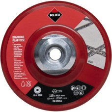 Rubi DIAMENTOWY DYSK ELASTYCZNY 115mm M14 DOKŁADNY FLAP DISC 200