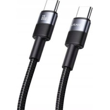 Usams Kabel USB-C na USB-C 60W 1.2m      Aluminum Alloy Data Cable SY Series SJ724USB01 (US-SJ724)