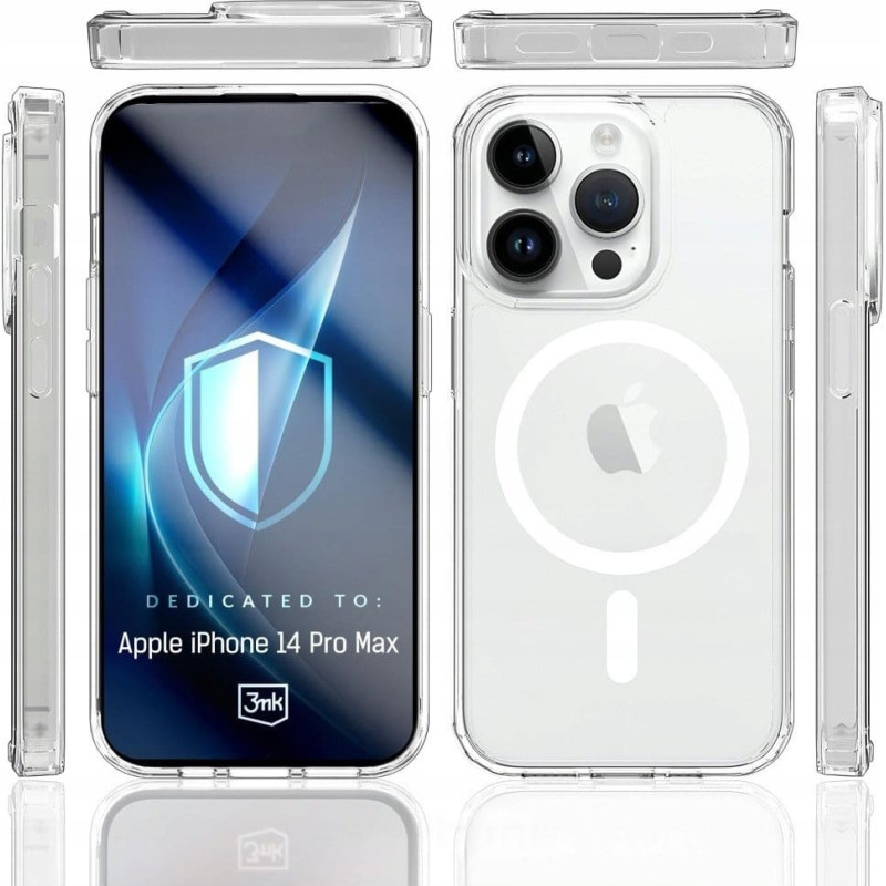 3MK Etui Armor MagCase do iPhone 14 Pro Max przezroczysty