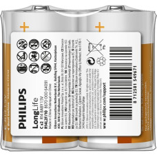 Philips LongLife C / R14 battery 2 pcs.