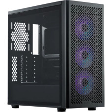 Cooler Master Elite 502, tower case black, tempered glass