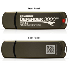Istorage Kanguru Defender 3000 USB zibatmiņa 16 GB USB Type-A 3.2 Gen 1 (3.1 Gen 1) Brūns