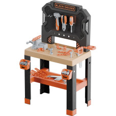 Simba-Dickie Smoby Smoby Black+Decker workbench, children's tools