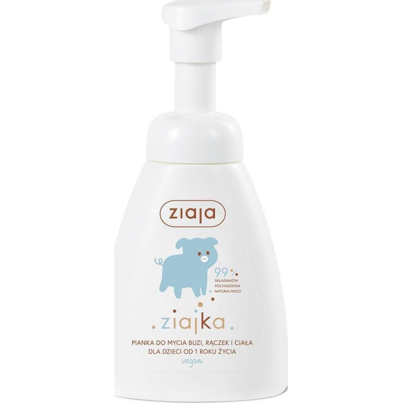Ziaja Ziajka pianka do mycia buzi rączek i ciała 250ml
