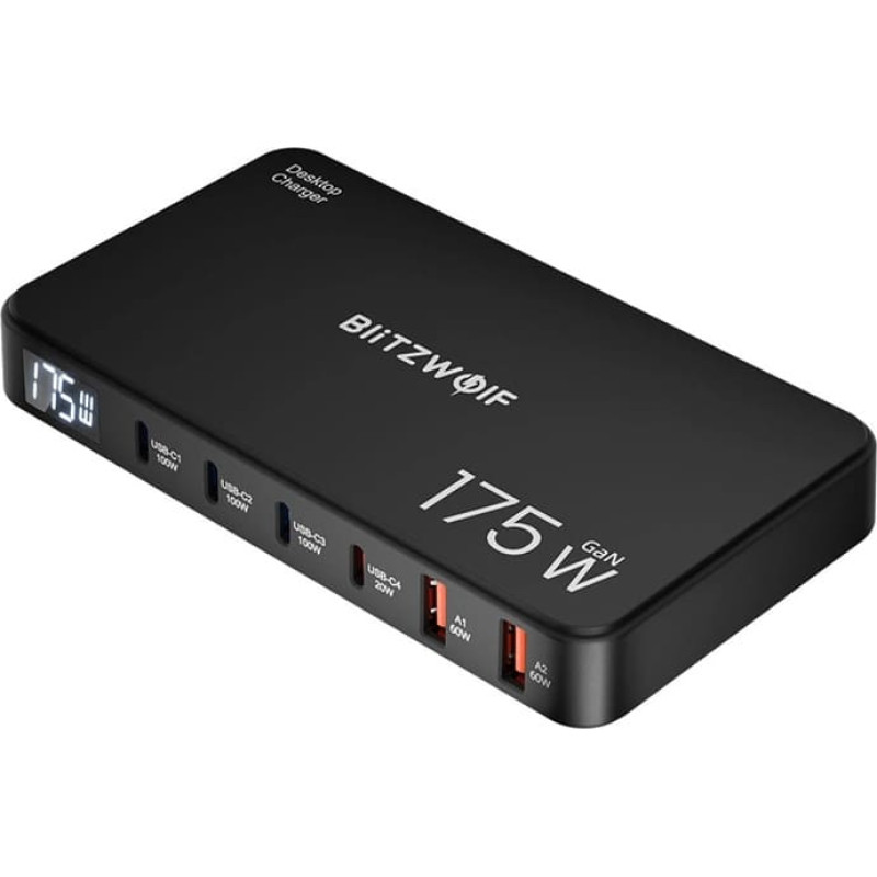 Blitzwolf BW-S30 6-in-1 Charging Station 4xUSB-C + 2xUSB 175W