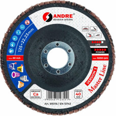 Andre ŚCIERNICA LISTKOWA 125mm P 40 CERAMICZNA MASTER LINE WERSJA III