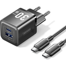 Vention MOBILE CHARGER WALL USB +CABLE/30W 2P TZ-FEQB0-EU-01 VENTION