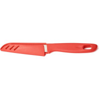 Kitchen knife with sheath, red 9.5cm VN-YMJ-CVY02R VANORA
