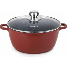 Pot aluminum with ceramic coating 2.5L 20x9 cm HR-JLG-C20CR, COOKING BY HEINNER