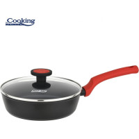 Pan with lid aluminum with nonstick coating 24x6.5cm HR-MRK-AC24 HEINNER