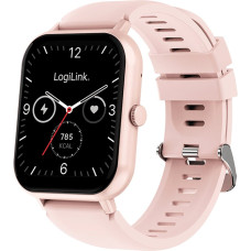 Logilink Smartwatch LogiLink Smartwatch Edge 1,83" LCD Touchscreen BT5.2 pink