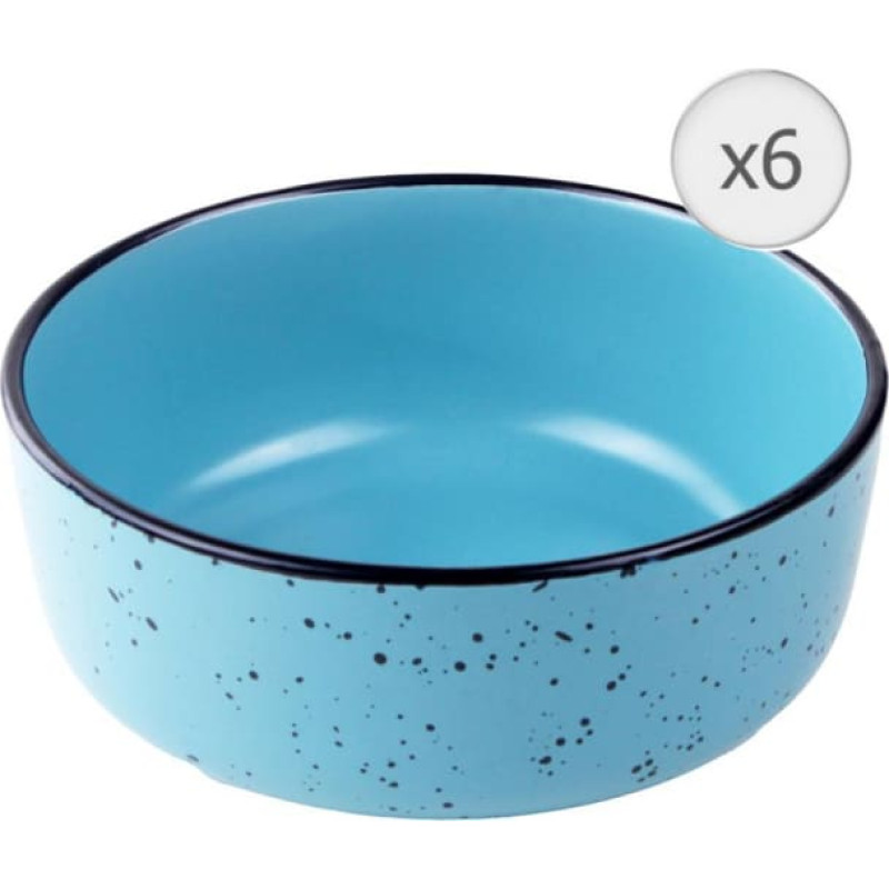 Ceramic cereal bowls set of 6pcs 16cm ELECTRA HR-WDF-A166 HEINNER