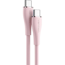 Vention USB-C 2.0 to USB-C Cable Vention TAWPG 1.5m, PD 100W,  Pink Silicone