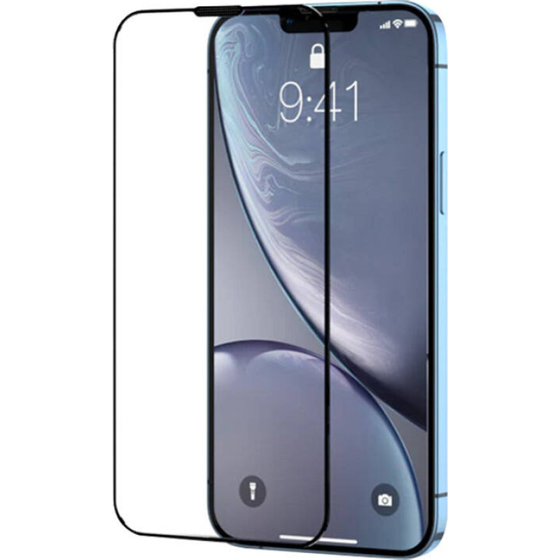 Joyroom Tempered Glass Joyroom HQ-Z22 for iPhone 15 Pro with back edge, dustproof