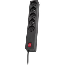 Lestar Power strip Lestar ZX 510 overvoltage 5 sockets 3 m black