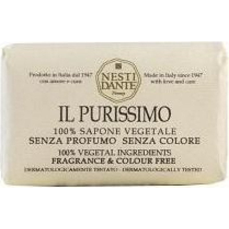 Nesti Dante Il Purissimo Fragrance Colour Free toilet soap 150g