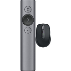Logitech Spotlight Presentation Remote Szary (910-004861) + MX Anywhere 3S Graphite (910-006929)