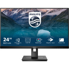 Philips 242S9JML, LED monitor - 23.8 - black, FullHD, VA, USB hub, Adaptive-Sync, speakers