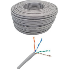 Netrack Kabel sieciowy LAN kat. 5e UTP, 50m, CCA, Netrack, szary