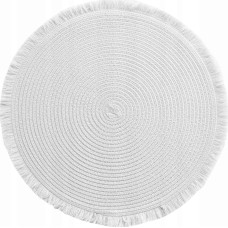 Douceur D`interieur Podkładka pod talerz z frędzlami FALBALA, &Oslash; 38 cm