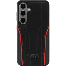 Audi Audi Genuine Leather MagSafe S24 S921 czarno-czerwony/black-red hardcase AU-TPUPCS24-R8/D3-RD