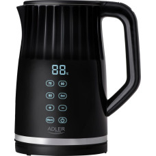 Adler Kettle with LED display | AD 1350 | Electric | 2200 W | 1.7 L | Stainless Steel | 360° rotational base | Black