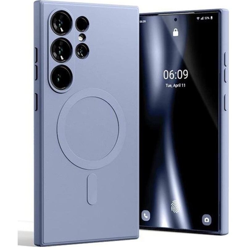 Mercury Goospery Mercury Mercury MagSafe Semi-Silicone Sam S24 Ultra S928 lawenda /lavender